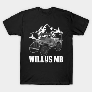 Willys MB jeep car name T-Shirt